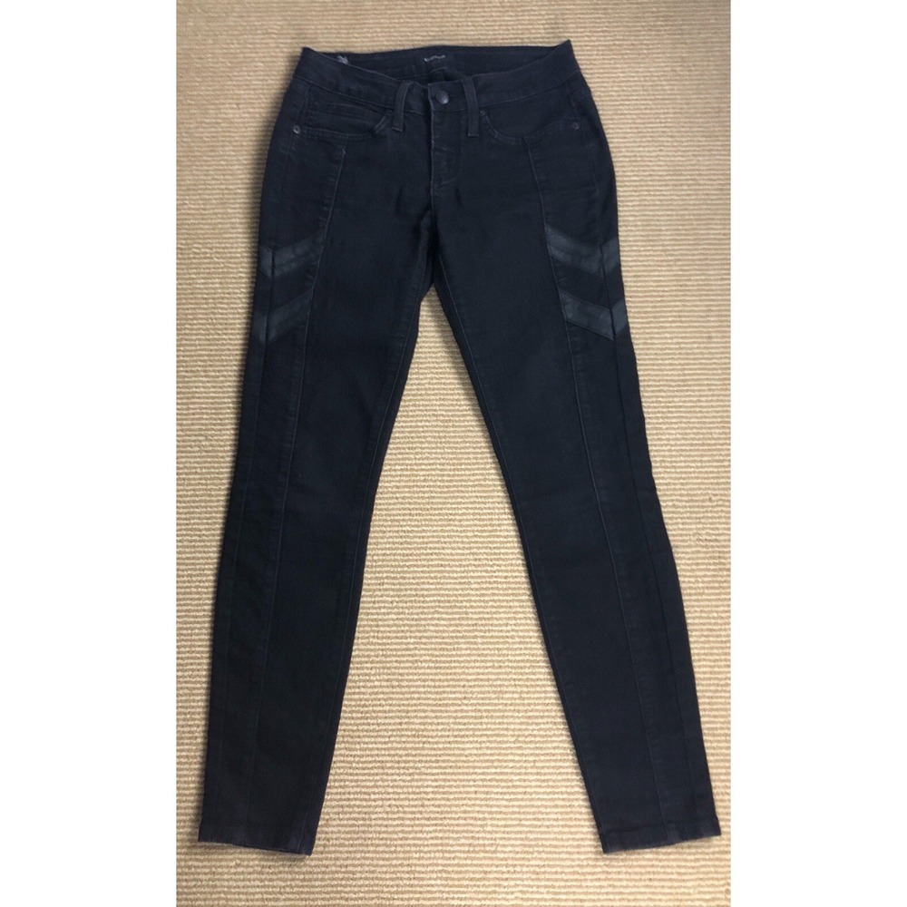Bebe Skinny Jeans Size 26 Black Denim Stretch Pants